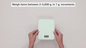 Etekcity Food Kitchen Scale, Digital Grams and Ounces for Weight Loss, Baking, Cooking, Keto and Meal Prep, LCD Display, Medium, Green