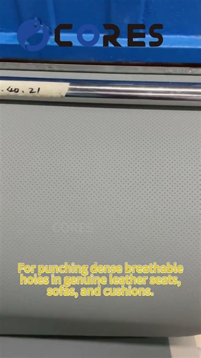 Leather perforating machine