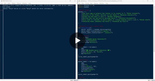 #random #quote #generator #codealpha #webdevelopment #internship #coding #javascript #frontend #learningbydoing | Abishek E