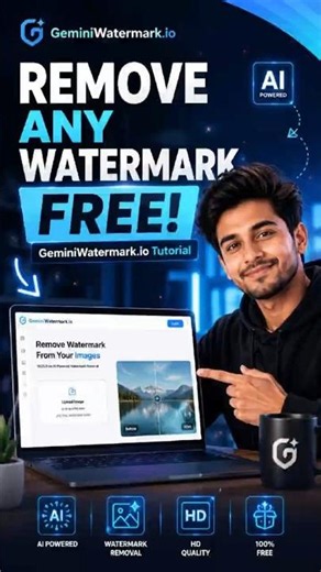 Remove Any Watermark FREE with AI | GeminiWatermark.io Tutorial (No Photoshop)