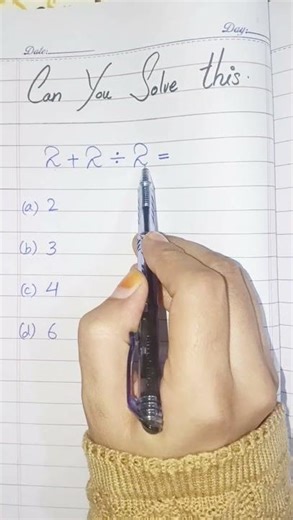can u solve this? #allaboutmathswithsehar #maths #simple #simplequiz #mathematicsquiz #mathsoultion