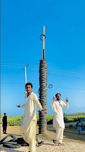 Power Throw Tyre Championship – Who Can Throw the Farthest#shorts