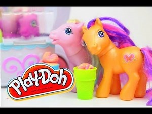 Play Doh My Little Pony Play-Doh Plus Perfect Twist Ice Cream Sweet Shoppe MLP Dessert