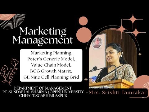 Chapter 3 Poter’s Generic Model, Value Chain Model, BCG Growth Matrix, GE Nine Cell Planning Grid