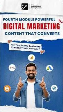 Fourth Module Digital Marketing Content That Converts | AIPDMA | Telugu Digital Marketing Course |