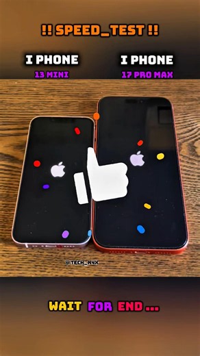 🚀 I PHONE 13 MINI vs I PHONE 17 PRO MAX SPEED TEST !! 🔥