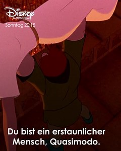 Es gibt nur einen wie Quasimodo – und er nimmt euch mit in sein Zuhause Notre Dame. 💖 DER GLÖCKNER VON NOTRE DAME Sonntag 20:15 Uhr im Disney Channel im Free-TV. #Disney #DisneyChannelDE #DerGlöcknerVonNotreDame | Disney