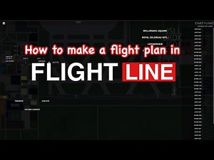 How To Make A Flight plan In FlightLine - New Update