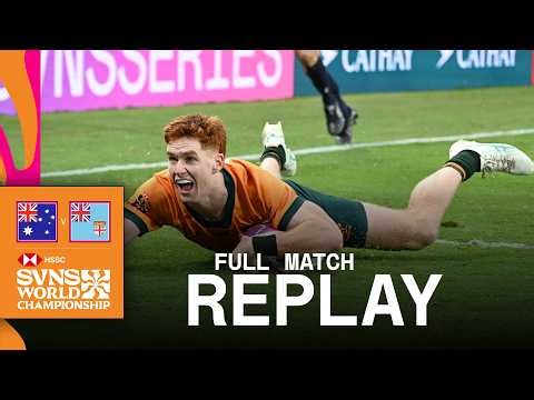 Last second WINNER in Hong Kong 🤩 | Australia v Fiji | HSBC SVNS Hong Kong 2025 | Full Match Replay