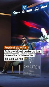 2.5M views · 38K reactions | La tarde de este martes se registró un masivo corte de luz que afectó al país de Arica a la región de Los Lagos. El corte masivo de luz ocurrió justo cuando el comedEl mismo comediante compartió el momento exacto del corte en sus cuentas de redes sociales. iante, Edo Caroe, estaba en la conferencia de prensa por su participación en el Festival de Viña del Mar. | Radio Bio Bio | Facebook