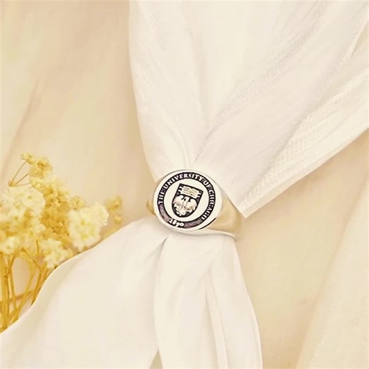 Personalized Signet Ring Men - Signet Ring Christmas Gifts Boss - Family Crest Ring - Coat of Arms Ring - School Badge Ring Graduation Gift - Etsy