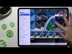 Apple iPad Pro 13 2024 - Select and Delete Multiple Photos at Once | Manage Your Gallery Efficiently