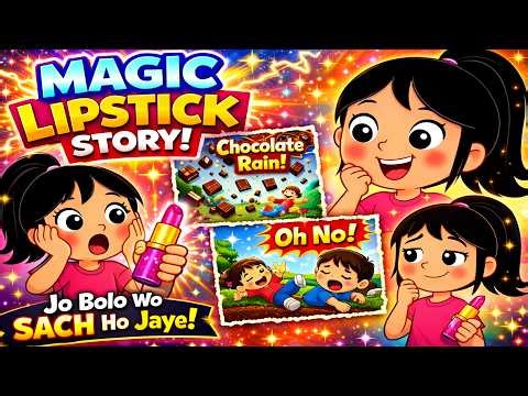 Magic Lipstick Story | Jo Bolo Wo Sach Ho Jaye! | Kids Moral Story