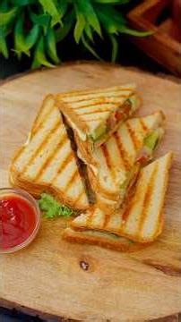 5 mins healthy sandwich No Ketchup No Mayo | Healthy sandwich recipe | #shorts | kabitaskitchen
