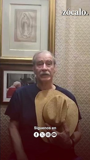 Vicente Fox posted a message on social media paying tribute to Carlos Manzo