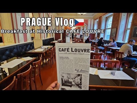 Trying Breakfast at Café Louvre 🇨🇿 | Prague Vlog as an Indian Student