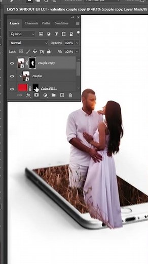 3D Pop Out Effect Photoshop Tutorial