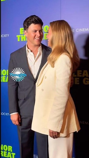 Scarlett Johansson and Colin Jost attend the NYC premiere of "Eleanor the Great."