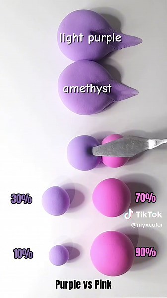 Exploring Color Mixing: Purple vs Pink