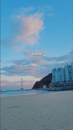 Songdo Beach in BUSAN South Korea