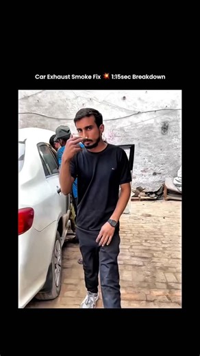 Mr tricky on Instagram: "The post features a 1:15-second TikTok video capturing a mechanic diagnosing heavy white smoke coming from the exhaust of a Toyota Corolla. Shared by @malik.ahmar08 the clip highlights common causes like oil burning coolant leakage or poor combustion and explains basic checks used to identify engine smoke problems before major repairs. . . Copyright Disclaimer: All video rights belong to their respective owners.This content is shared under fair use for educational and in