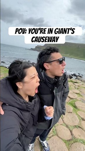 【北アイルランドの世界遺産】ジャイアントコーズウェイに！#giantscauseway #northernireland #shorts #世界遺産 #ジャイアントコーズウェイ #おすすめにのりたい