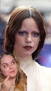 Bleached brow hack with concealer 🕷 Jenna Ortega’s iconic Wednesday graveyard makeup