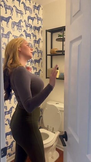 pov you use the bathroom after me