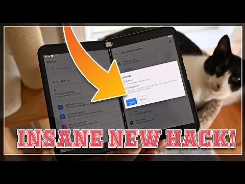 THERE'S A CRAZY NEW HACK FOR THE MICROSOFT SURFACE DUO 2!| IMPROVES SCREEN RESPONSIVENESS!