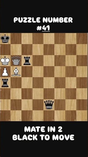 PUZZLE NUMBER - 41🥶🤯100 CHESS PUZZLE SERIES #chess #chesspuzzle #viral #shorts