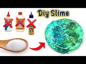 How to make Slime at home | Diy no glue slime | Toothpaste slime | Diy slime | No Borax Slime