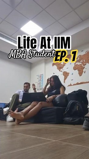 A real day of MBA 2nd Year at IIM 🥱😴 #iim #iimranchi #iimlife #mba