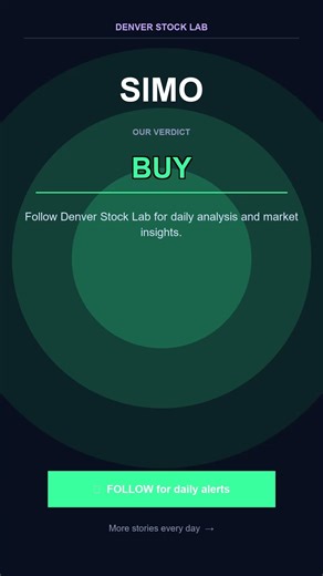 SIMO +45.8% | 45 #Shorts
