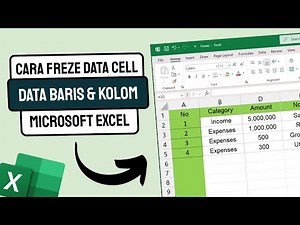 Ms. EXCEL : Tutorial Lengkap Cara Freeze Data di Excel dengan Cepat dan Mudah