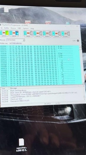 2005-06 Scion tc ecu 89661-21391 to 88661-yw201 Trd supercharged scion tc