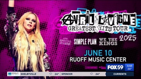 Avril Lavigne to bring greatest hits tour to Ruoff Music Center