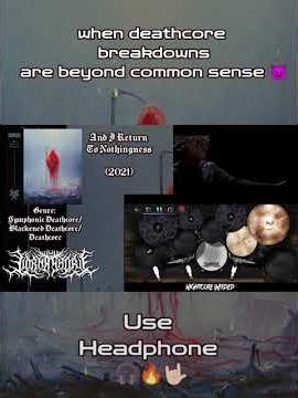 deathcore heavy breakdown 😈🤟🏻🔥 #metal #deathcore #metalcore #lornashore #shorts #cover
