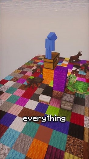 One Block Challenge Goes Absolutely Insane #minecraft #shorts