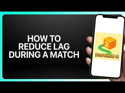 How To Reduce Lag During A Match In Paper Io 2! Tutorial