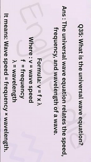 What Is the Wave Equation? 🌊 | Class 10 Physics | Chapter 10 | Engliopedia