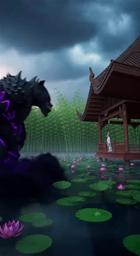 The bear monster come to laugh to both #fyp #movie #foryoupage #trending #tiktok