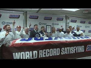 World's largest Snickers bar