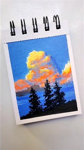 Acrylic Scenery #shorts