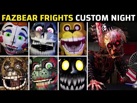 Fazbear Frights Custom Night - All Jumpscares