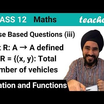 Let R: A → A defined by R = {(x, y): Total number of vehicles - Class 12 - Teachoo