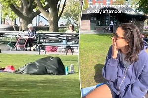 Brazen couple has sex romp in packed NYC park in full view of kids: ‘Society is so f—king gross’