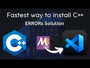 Fastest Way to Install C++ in VS Code with MSYS2 | No Errors Guaranteed!