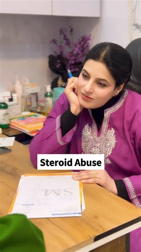 Shabnum Murtaza | Aesthetic Physician | Cosmetologist on Instagram: "Protect your skin today, so you don’t spend months repairing it later. steroid damaged skin treatment, steroid side effects on face, skin thinning from steroids, steroid induced acne, topical steroid withdrawal, red face from steroid cream, steroid pigmentation on skin, damaged skin barrier repair, damage, steroid addiction on skin"