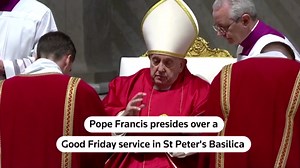 Pope skips Good Friday procession 'to preserve his health'