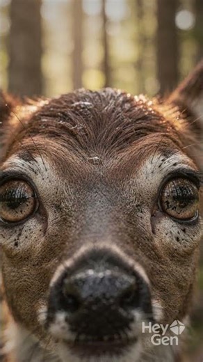 Deer caught in fence